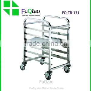Stainless Steel Bread Display Rack Trolley With Wheels Quality Choice thumbnail-3