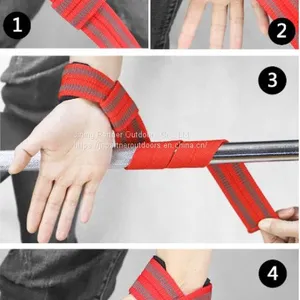 Men Women Weight Lifting Wrist Straps thumbnail-1