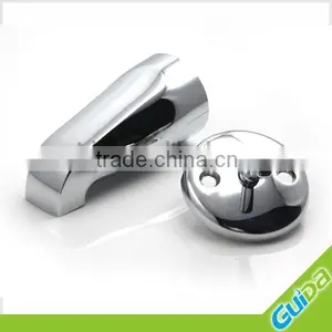 Adjustable Zinc Wall Mount Tub Spout in Chrome Plated thumbnail-1