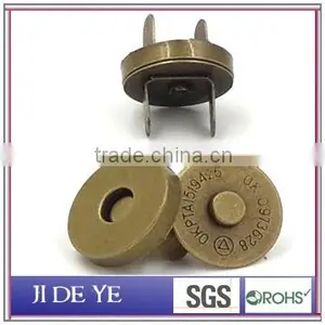 12mmx2mm Antique Metal Magnetic Button thumbnail-1