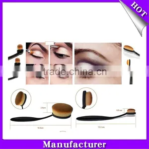 New 10pcs Oval Makeup Brush, Cosmetic Foundation Cream Oval Makeup Brush Set thumbnail-3