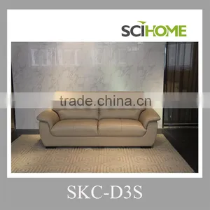 Premium Leather Tufted Back Cushion Couch thumbnail-1