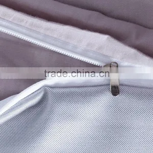 Luxury Satin Bedding Set Commercial Cotton Sheet Sets Grey and Silver King Size Comforter Sets thumbnail-2
