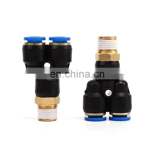 Manufacturer Wholesale SNS SPLL Series Pneumatic Elbow Male Thread Quick Connect Pipe Fittings Tube Joints thumbnail-4