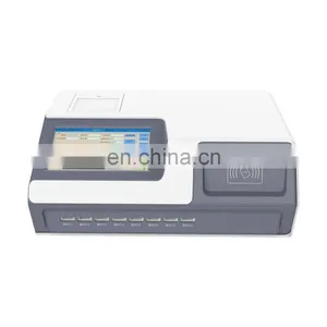 Manufacturer Wholesale Portable 10 Channel Fluorescence Immunoassay Poct Quantitative Analyzer thumbnail-1