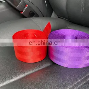 OEM Supplier 47mm Purple High Tenacity Polyester/nylon Webbing Strap Tape for Airplane Car Seat Belt thumbnail-4