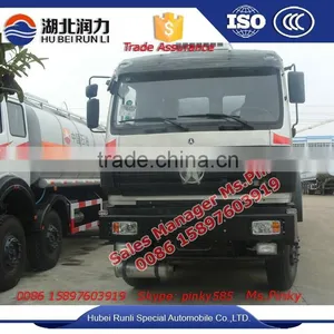 8x4 Baotou Beiben Fuel Tanker Carrying Truck 25cbm to 30cbm Fuel Tanker Trucks For Sales thumbnail-4