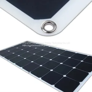 100W 120W 130W 19.8V Mono Solar Panel Flexible SunPower Cells Lightweight on Rooftop thumbnail-5
