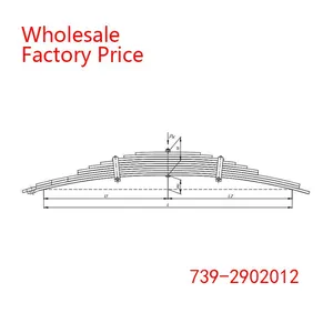 739-2902012 793M Leaf Spring Wholesale For TRAILER thumbnail-2