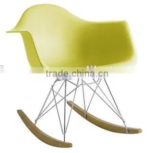 Foshan Master Living Plastic PP Seat Living Room Furniture RAR Rocking Chair Supplier's Choice thumbnail-1
