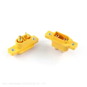 XT90NE-M Connector 45A 50A High Current Panel Mount Connector XT90NE-M RC Connector thumbnail-3