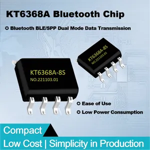 KT6368A Bluetooth Chip Bluetooth IC Module Serial Port Data Communication Dual-mode 5.1BLE/2.1 SPP Data Transmission SOP8 UART AT Command Passthrough thumbnail-1