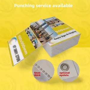 Coroplast Lawn Signs Double Sided Custom Printing Metal Stand Included for Campaign and Real Estate thumbnail-4