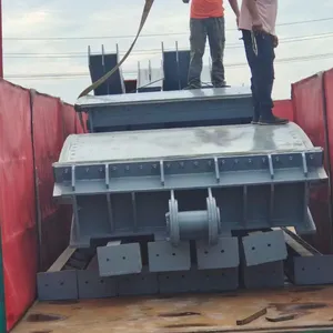 Human-shaped Steel Sluice Gate, Curved Steel River Regulation, Steel Flat Sliding Gate, Channel Steel Sluice Gate With Inserted Arc thumbnail-5