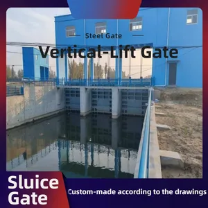 Stainless Steel Square Sluice Gate | 3-Side Seal Penstock & Wall Mounted Slide Gate for Hydraulic Dam Systems | Water Control thumbnail-1