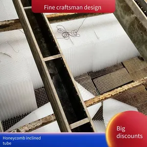 Polypropylene Hexagonal Inclined Tube Packing for Sediment and Sand Removal in Waterworks, φ80, Made of Brand - New Materials, Welding Service Available thumbnail-2