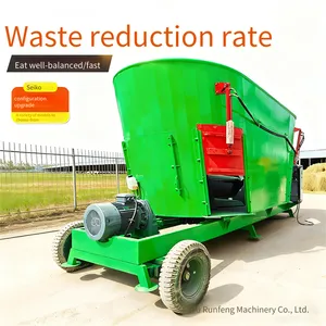 Horizontal Large-scale Forage Mixing Machine, Ranch Mixer, 8-cubic-meter Kneading Mixer for Cattle Farms thumbnail-4