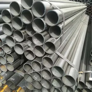 Mild Steel Tube Round Steel Pipe EN10219 S355J0H ERW Steel Pipe Hollow Sections Material for Bridge thumbnail-3