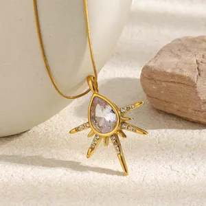 Custom 316L Stainless Steel Pendant Manufacturer - 18K Vacuum PVD Plated Necklace Chain Low MOQ Factory Price thumbnail-3