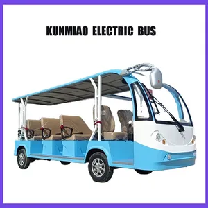 Kunmiao 4000W Electric Bus High Quality Electric Sightseeing Bus Without Door thumbnail-1