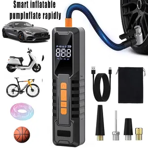 OEM Wireless Air Pump Portable Tire Inflator 5000mAh Electric Tire Pump For Vehicle thumbnail-1