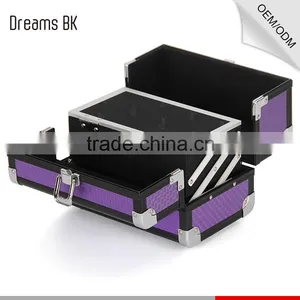 Elegant Makeup Artist Train Case Travel Makeup Case thumbnail-5