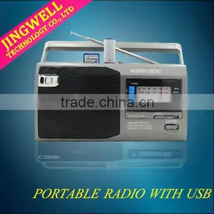 Usb Portable Vintage Am Fm Radio thumbnail-1