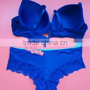 Leopard Jacquard Lace Underwear Set, Plus Size Women Underwear Set thumbnail-2