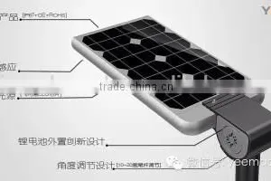 20w All in One Integrated Solar Street Lights thumbnail-2
