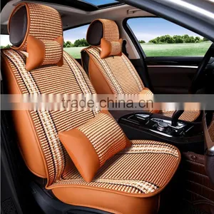 Universal Car Full Set Type PU Silk Adult Seat Cushions for All Seasons thumbnail-1