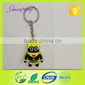 2016 Custom Design Promotional Rubber Keychain,3D Rubber Keychain thumbnail-5