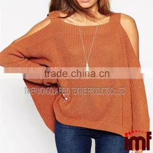 Cold Shoulder Poncho Sweater in Mongolia Cashmere thumbnail-1
