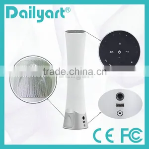 Made In China Silver And White Grill LED Light Bluetooth Mini Speaker thumbnail-1