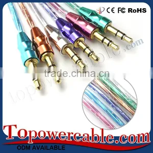 Premium 3.5 mm Headphone Jack Male to Male Audio Auxiliary Cables thumbnail-1