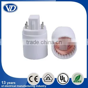 GX23/24 to E26 Plastic Transfer Lamp Holder thumbnail-1
