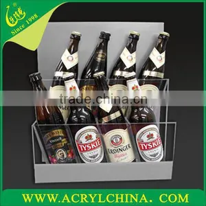 2015 New Style Customized Wholesale Acrylic Wine Bottle Holders, Plexiglass Wine Racks, Acrylic Display Stands for Bottles thumbnail-1