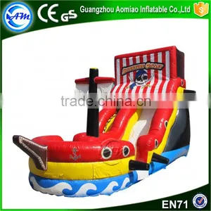 Good Design Amazing Cheap Inflatable Slide,Pirate Ship Water Slide for Sale thumbnail-1
