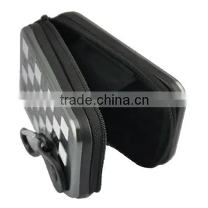 Digital Camera Aluminum Case Bag With Belt Clip and Double Zippers thumbnail-3