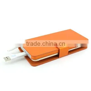 New 2500mAh Power Bank Backup Battery PU Leather Charger Case for 5.5 Inch Mobile Phone thumbnail-4