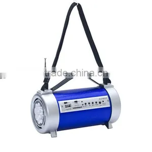 Rechargeable Battery Portable Orch Light Speaker Mini Portable fm Radio thumbnail-1