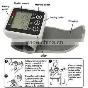 Health Care Automatic Digital Wrist Blood Pressure Monitor thumbnail-6