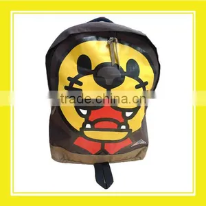 2016 New Arrival Products Bros Baby Lion Head Printed Waterproof Nylon School Backpack thumbnail-1