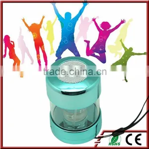Wireless Rechargeable Mini Portable Bluetooth Speaker With LED Light thumbnail-1
