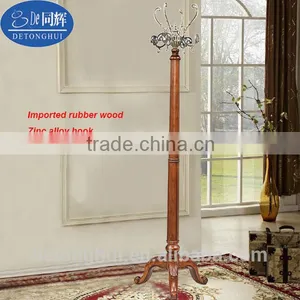 Home Furniture Coat and Hat Solid Wood Rack(S-09) thumbnail-1