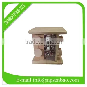 8pcs Wooden Spice Rack / Revolving Spice Rack thumbnail-2