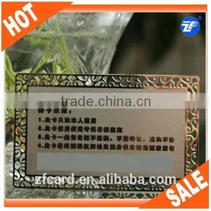 New Products Made in China Custom Metal Membership Cards thumbnail-2
