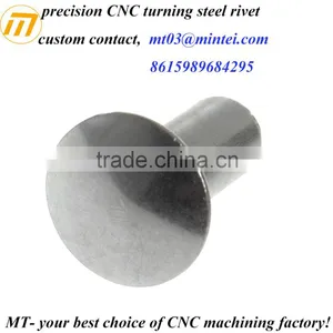 Custom CNC Turning Precision Steel Doom Head Rivet thumbnail-1