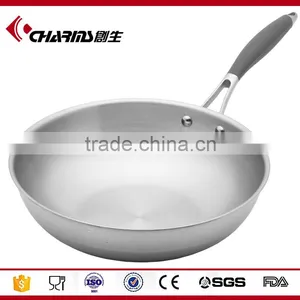 Charms Kitchen Stainless Steel Triply Mini Wok thumbnail-4