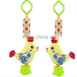 Plush Baby Hanging Squeeze Rattle Teether Toy thumbnail-4