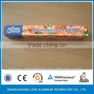 Color Box Packed 8011 Food Packing Aluminium Foil Roll For Household thumbnail-1
